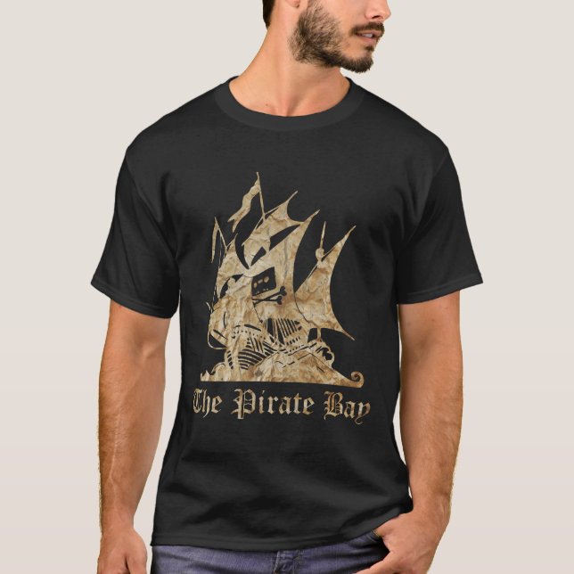 T-shirt La baie de pirate (Devant)