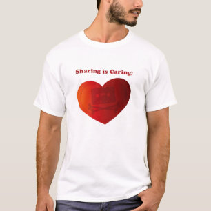 T-shirt La baie de pirate : Le partage s'inquiète