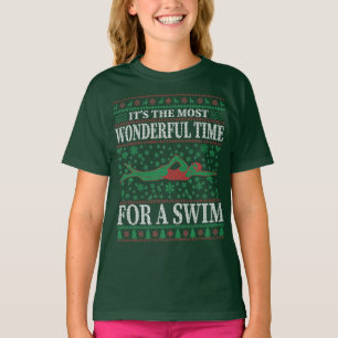 T-SHIRT LA BAIGNADE DE NOËL AMUSANTE CITE UN PEU PLUS DOUX