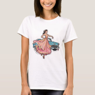 T-shirt la bailarina y su coche