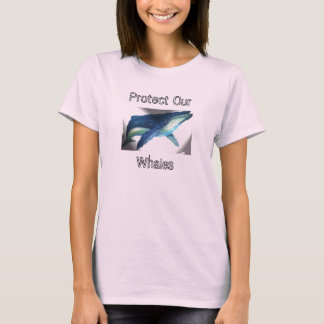 T-shirt la baleine, Protéger notre, Baleines