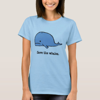 T-shirt la baleine, sauvent les baleines