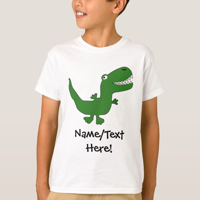 T-shirt La bande dessinée de dinosaure de Rex de (Devant)