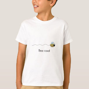 T-shirt La bande dessinée mignonne fraîche d'abeille