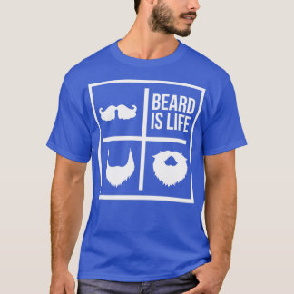 T-shirt La barbe est la vie Moustache