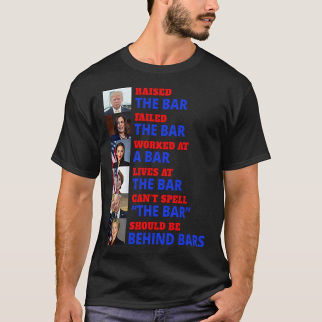 T-shirt La Barre Harris A Échoué La Barre (Devant)