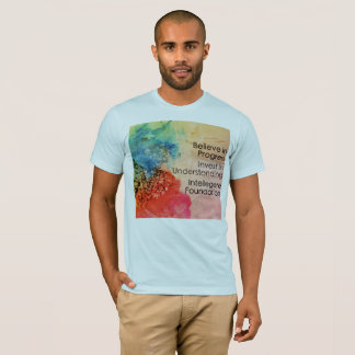 T-shirt La base d'Intellegere croient en cours.