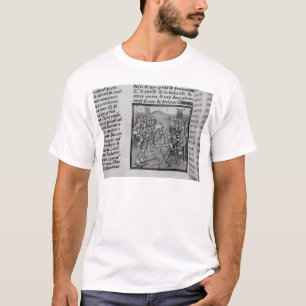 T-shirt La bataille de Crecy en 1346