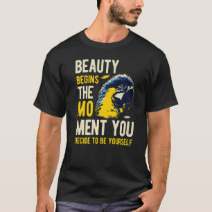 T-shirt La Beauté Commence Le Moment Où Parrot Inspiration