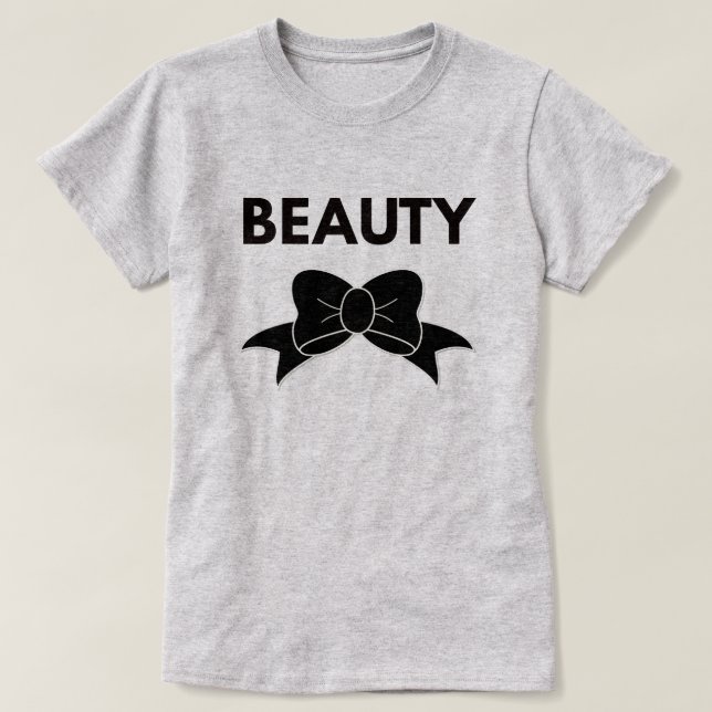 T-shirt La beauté des femmes - rapport de couples de (Design devant)