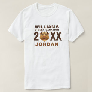 T-shirt La beauté et la bête Emoji  Vacances en famille 