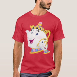 T-shirt La Beauté Et La Bête  Mme Potts Et Chip