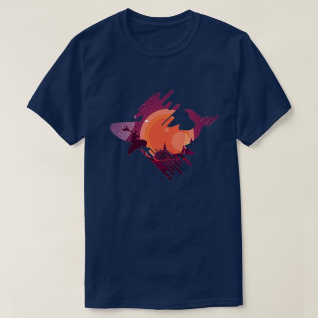 T-shirt la Belle baleine (Design devant)