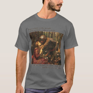 T-shirt La belle dame sans merci poème garçon