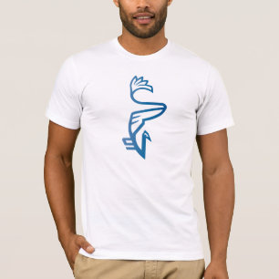 T-shirt La BERD bleue de Vanwizle