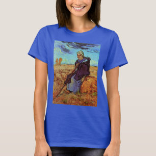 T-shirt La Bergère (d'après Millet) par Vincent van Gogh