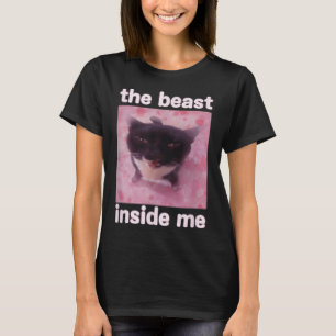 T-shirt La Bête Dans Moi Drôle Mat Mème Don Pour Les Homme