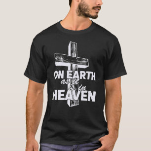 T-shirt la bible de prière jésus religieux sur la terre co