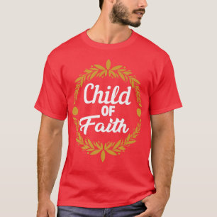 T-shirt La Bible Verse Enfant De Foi Dieu Premium