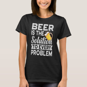 T-shirt La Bière Est La Solution À Chaque Problème Craft G