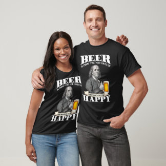 T-shirt La Bière Est Une Preuve Que Dieu Nous Aime