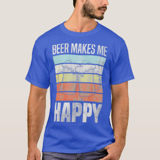 T-shirt la bière me rend heureux