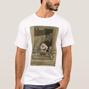 T-shirt La blanchisseuse, gravée par J. Laurent Julien (c1