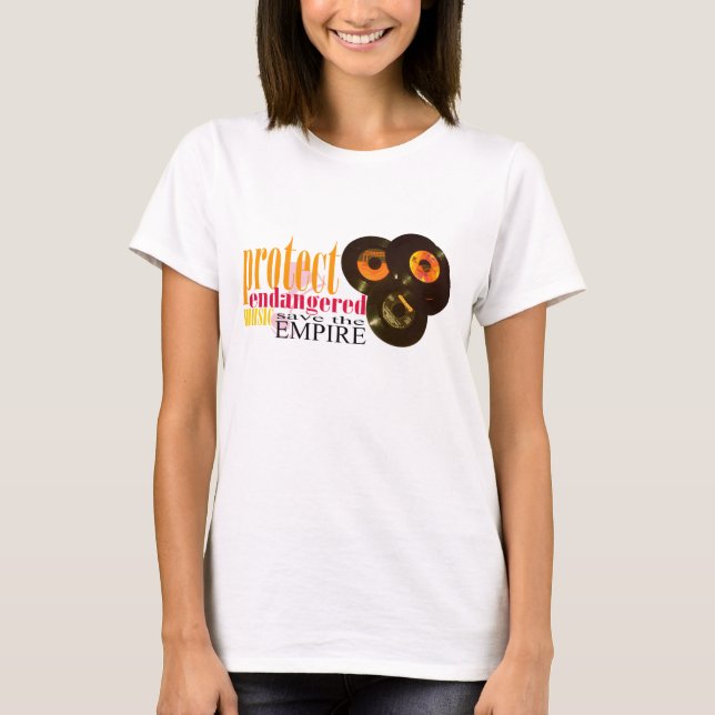 T-shirt La bonne musique est en danger (Devant)