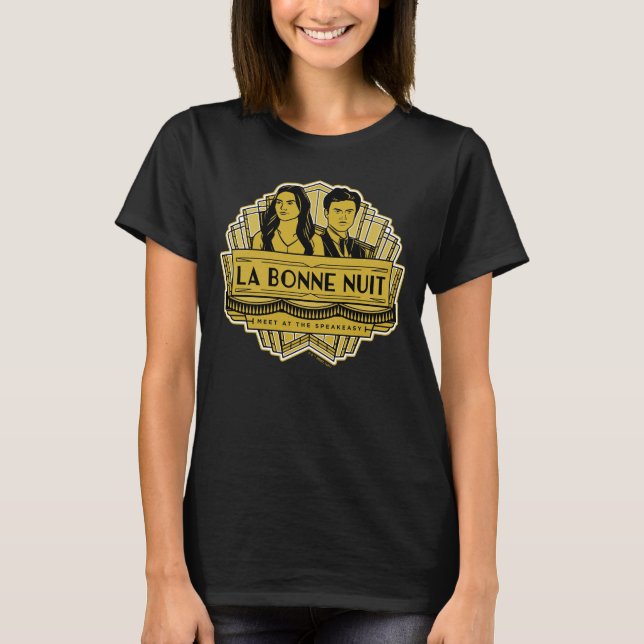 T-shirt La Bonne Nuit - Rendez-Vous À La Speakeasy (Devant)