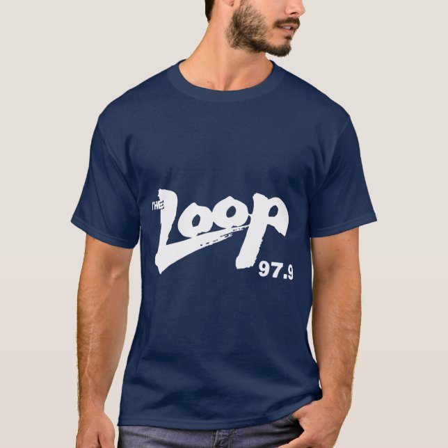 T-shirt La boucle 979 Illinois Radio (Devant)