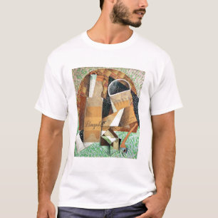 T-shirt La bouteille de Banyuls, 1914 (gouache et collage)