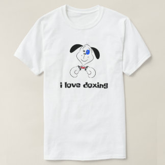 T-shirt la boxe à chiens "j'adore le doxing "Tyson Fury v 