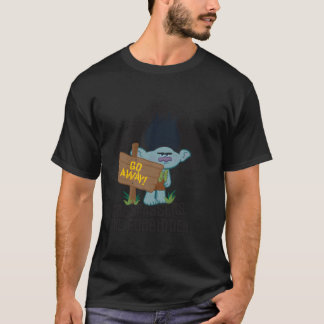 T-shirt La Branche Trolls De Dreamworks Éteins