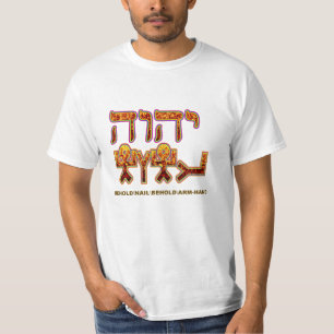 T-shirt la bras-main/voient/clous/voient