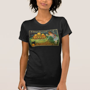T-shirt La brasse de la jeune sorcière : Hommes Citrouille