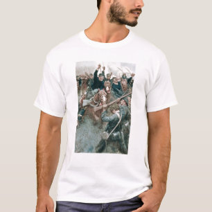 T-shirt La brigade de Jackson se tenant comme un mur en