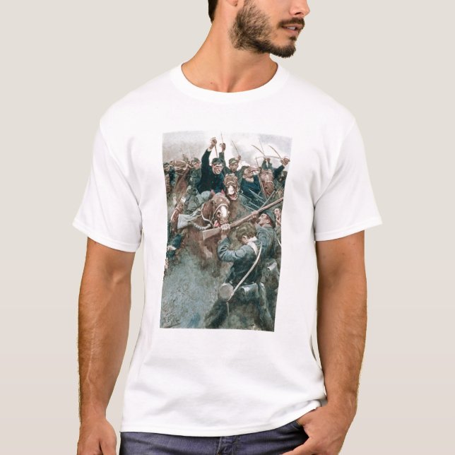 T-shirt La brigade de Jackson se tenant comme un mur en (Devant)