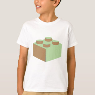 T-shirt la brique 2x2 customisent par mon Minifig