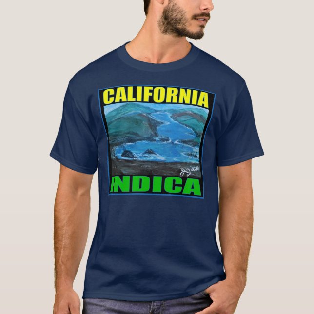 T-SHIRT LA CALIFORNIE INDICA (Devant)