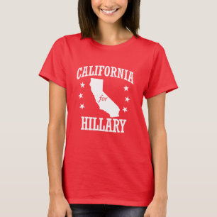 T-SHIRT LA CALIFORNIE POUR HILLARY CLINTON