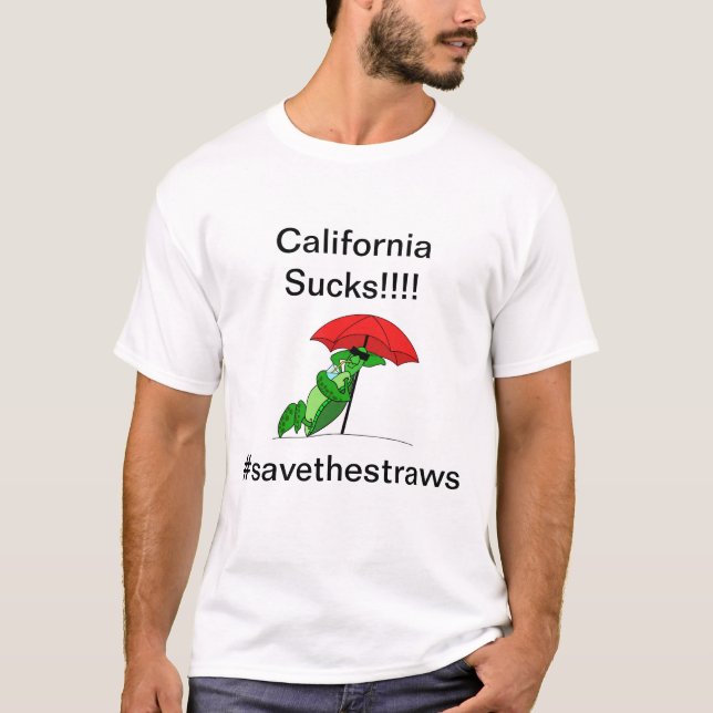 T-shirt La Californie suce ! ! (Devant)