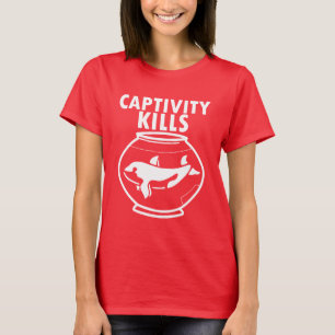 T-shirt La captivité tue sauve les orques