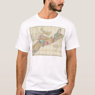 T-shirt La carte de Mackinlay de la province de la