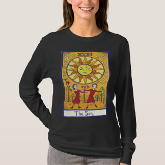 T-shirt La carte de tarot XVIIII du Soleil sorcière gothiq