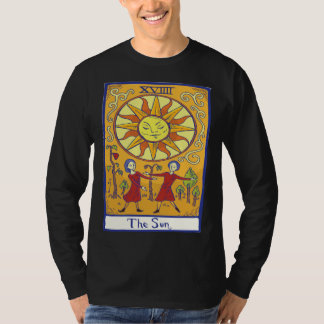 T-shirt La carte de tarot XVIIII du Soleil sorcière gothiq