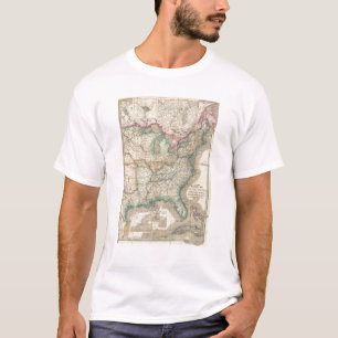 T-shirt La carte militaire de Wyld des Etats-Unis