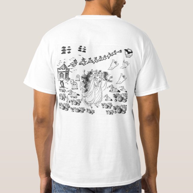 T-shirt La cérémonie hantée (Dos)