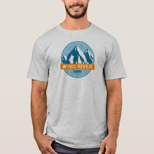 T-shirt La chaîne de montagnes de Wind River