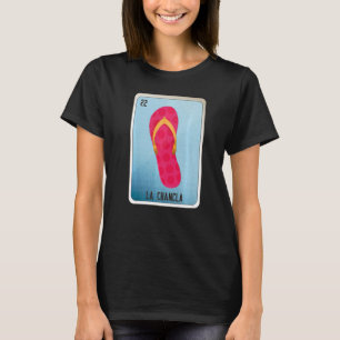 T-shirt La Chancla Mexicaine Slang Loterie Bingo Cartes 1