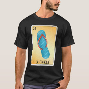 T-shirt La Chancla Mexicaine Slang Loterie Bingo Cartes 2